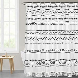 Boho shower curtain